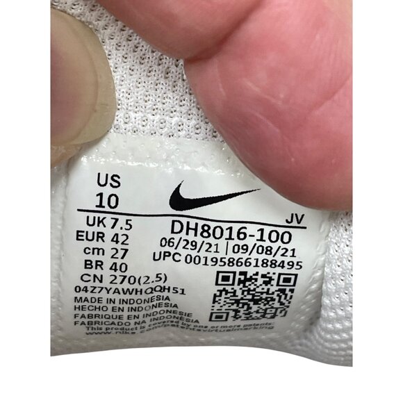 Nike Air Max 97 Triple White Womans Low Top Sneakers Sz 10 SKU 9484 - Picture 6 of 16